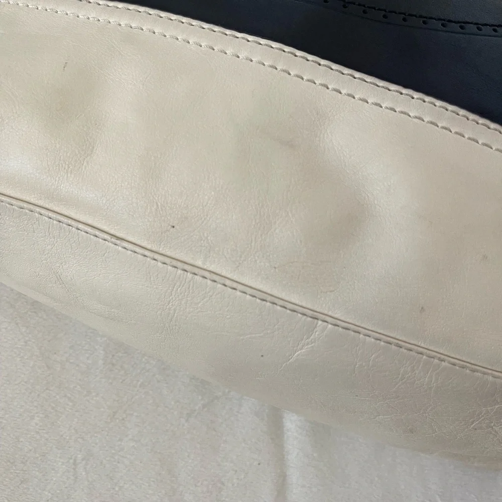 Coach Hampton Weekend color block leather tote bag - Picture 12 of 15